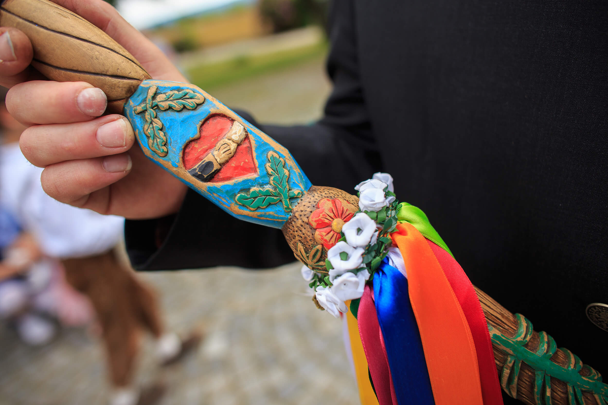 Hochzeitslader Stock