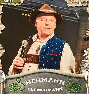 Gstanzlsänger Hermann Fleischmann Gstanzl vs Hip Hop Battle